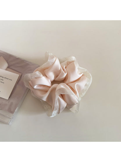 Gifty - Elegant Satin Mesh Scrunchie