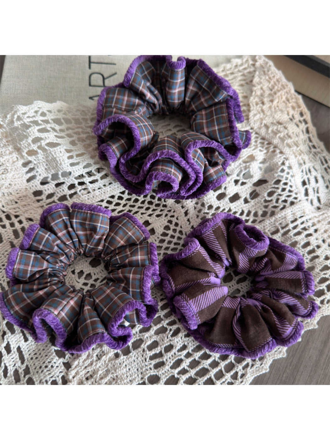 Gifty - Sweet Plaid Hair Ties