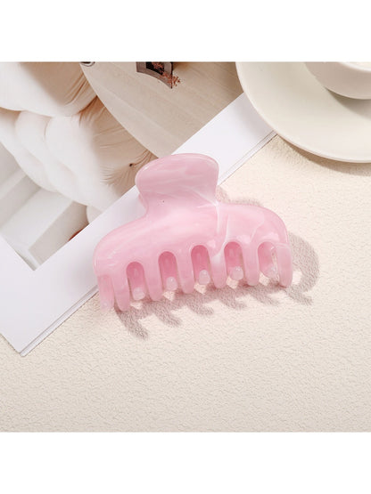 Beau - Glossy Marbled Pattern Hair Claw Clip