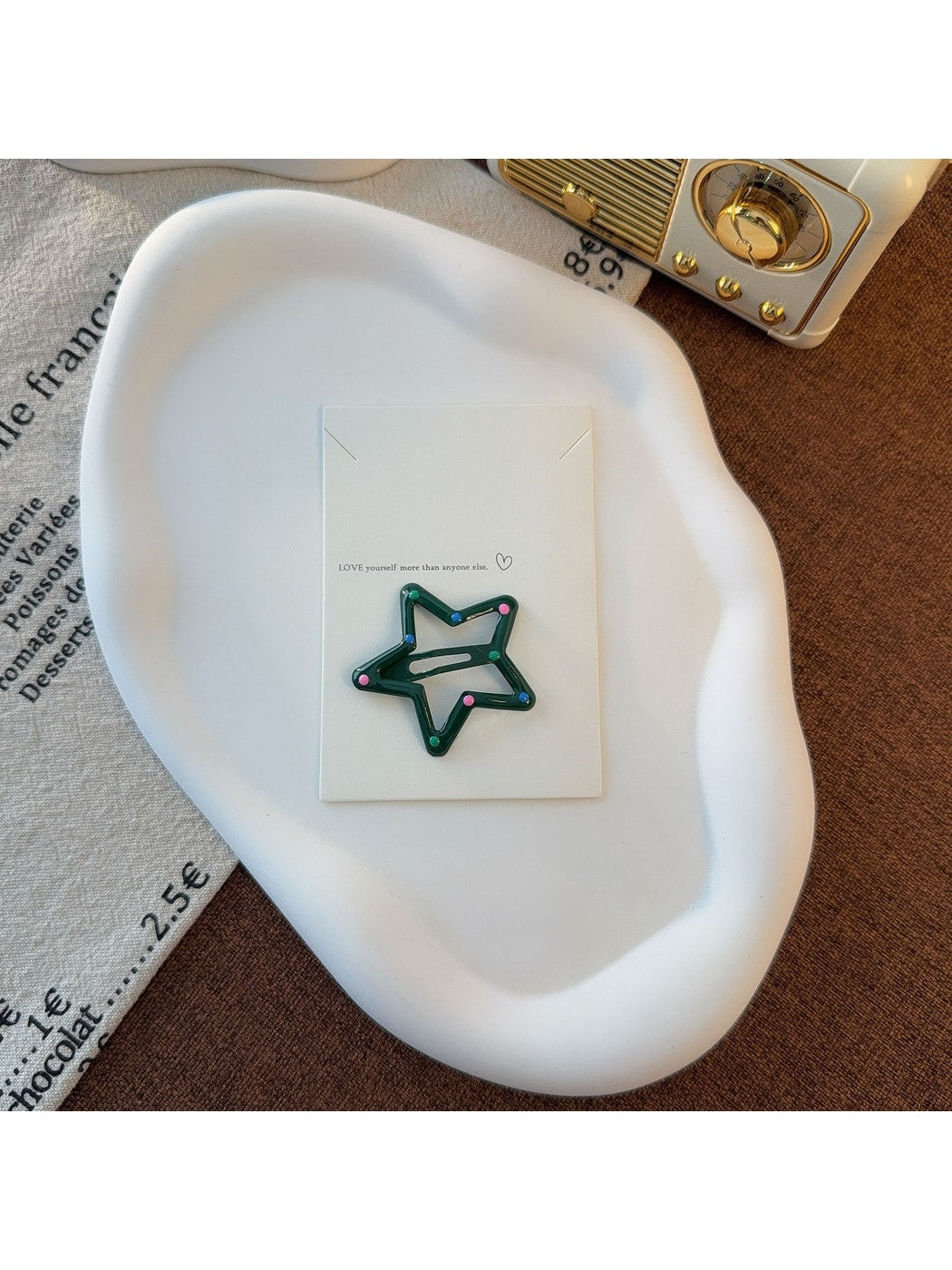 Beau - Sweet Style Star Snap Alloy Hair Clip