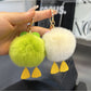 Keypus - Fluffy Duck Keychain For Bags Backpacks
