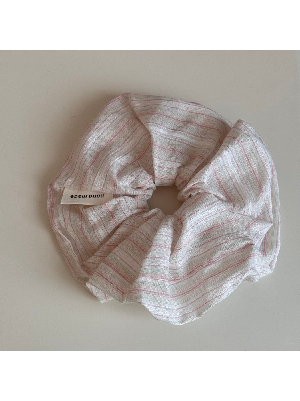 Gifty - Irregular Stripe Wrapped Headband and Scrunchie