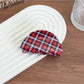 Beau - Plaid Color Block Hair Claw Clip