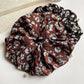 Gifty - Dark Floral Pattern Scrunchie