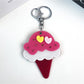 Keypus - Ice Cream Acrylic Mirror Keychain