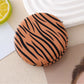 Mirroray - Minimalist Zebra Print Folding Makeup Mirror