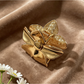 Beau - Vintage Flower Shape Plated Hair Clip