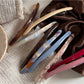 Beau - Slim Long Bar Spring Closure Hair Clip
