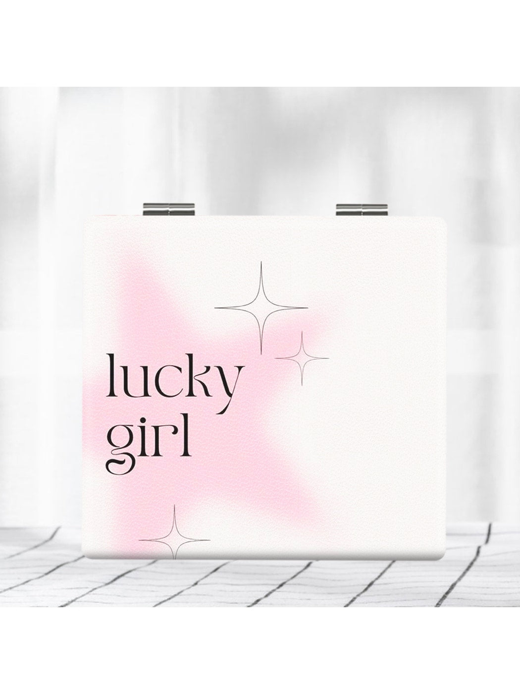 Mirroray - Pastel Print Portable Folding Makeup Mirror