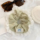 Gifty - Cream Lace Trimmed Scrunchie