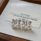 Earedge - Textured Knot Design Fashion Stud Earrings