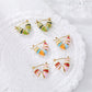 Earedge - Colorful Heart Elegant Earrings
