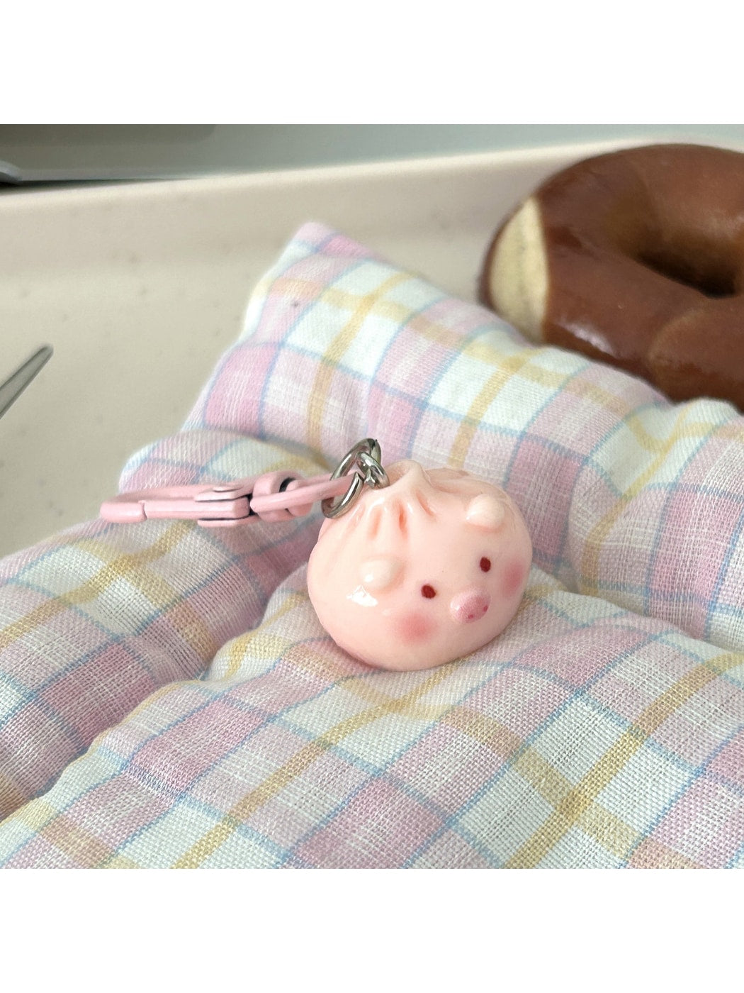 Keypus - Playful Animal Bun Bag Charm Keychain
