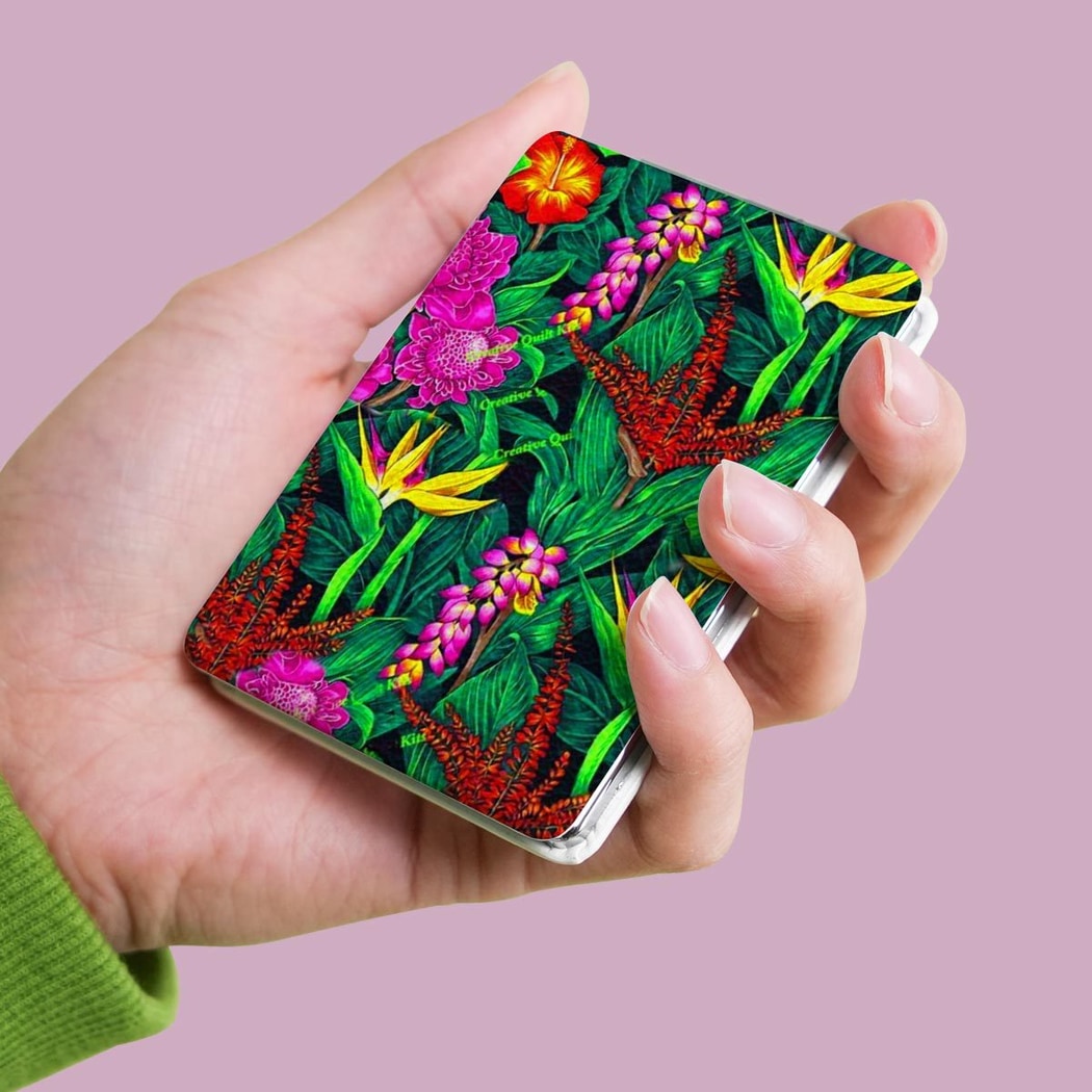 Mirroray - Tropical Print Folding Handheld Mirror