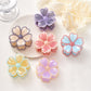 Beau - Glossy Petal Flower Plastic Hair Claw Clip