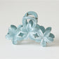 Beau - Transparent Floral Plastic Claw Hair Clip