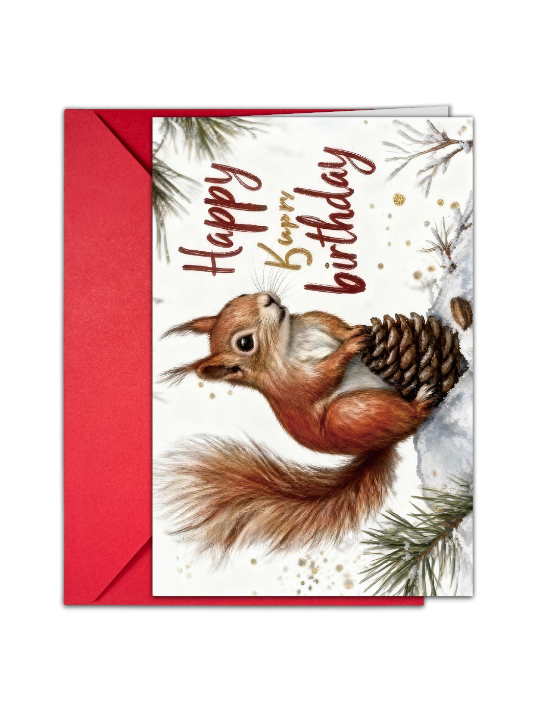 Carduria - Ink Style Animal Birthday Card