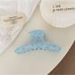 Beau - Floral Bow Print Acetate Claw Clip
