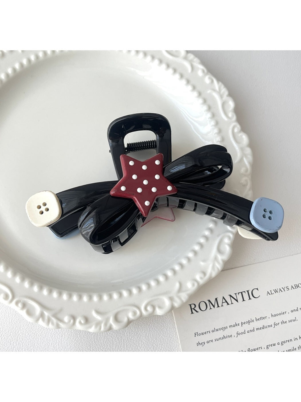 Beau - Charming Bow Shaped Hair Claw Clip