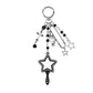 Keypus - Y2K Style Cross and Star Mirror Keychain