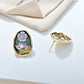 Earedge - Sweet Oil Painting-Inspired Stud Earrings