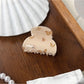 Beau brown butterfly print claw clip packaged in branded box