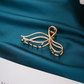 Beau - Bow Detail Geometric Metal Claw Hair Clip