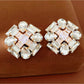 Earedge - Geometric Teardrop Statement Stud Earrings