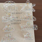Beau - Transparent Polka Dot Plastic Claw Clip