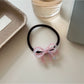 Gifty - Sleek Color Blocked Bow Hair Tie