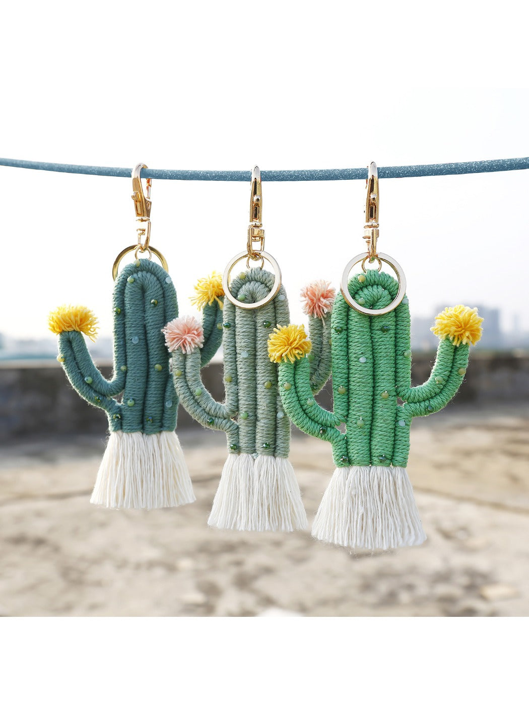 Keypus - Cactus Tassel Bag Charm