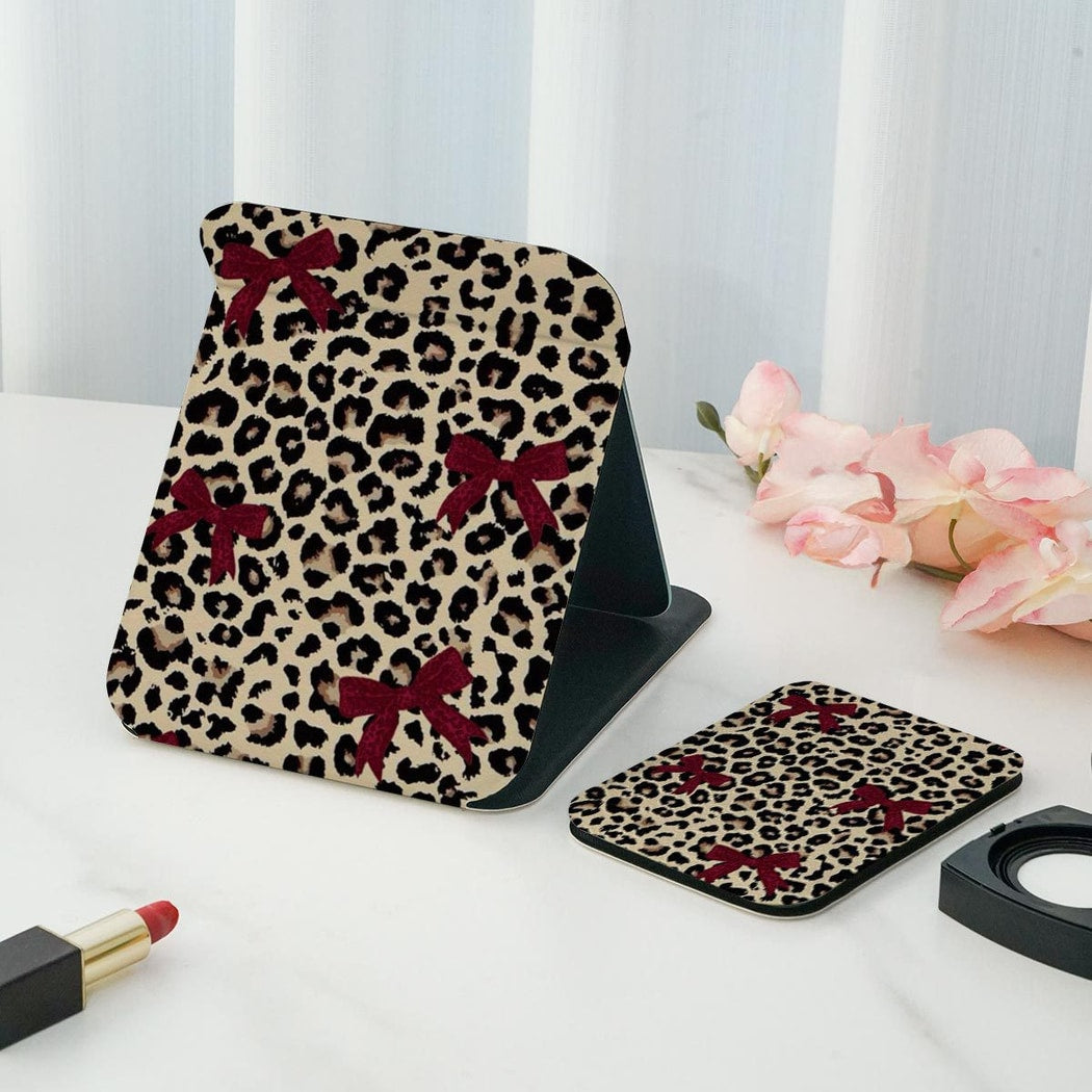 Mirroray - Leopard Print Folding Makeup Vanity Mirror