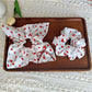 Gifty - Tulip Print Floral Polyester Scrunchie