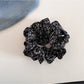 Gifty - Navy Blue Ditsy Floral Hair Tie