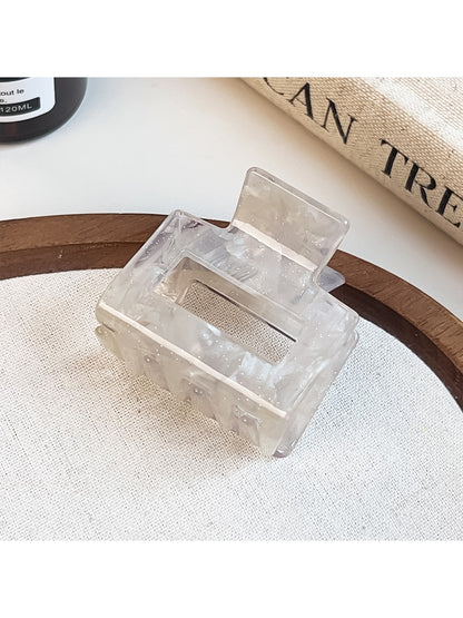 Beau - Glossy Geometric Acrylic Hair Styling Claw Clip