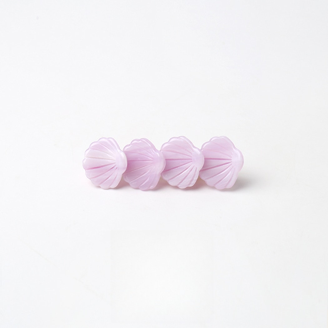 Beau - Sweet Acetate Scallop Motif Hair Clip