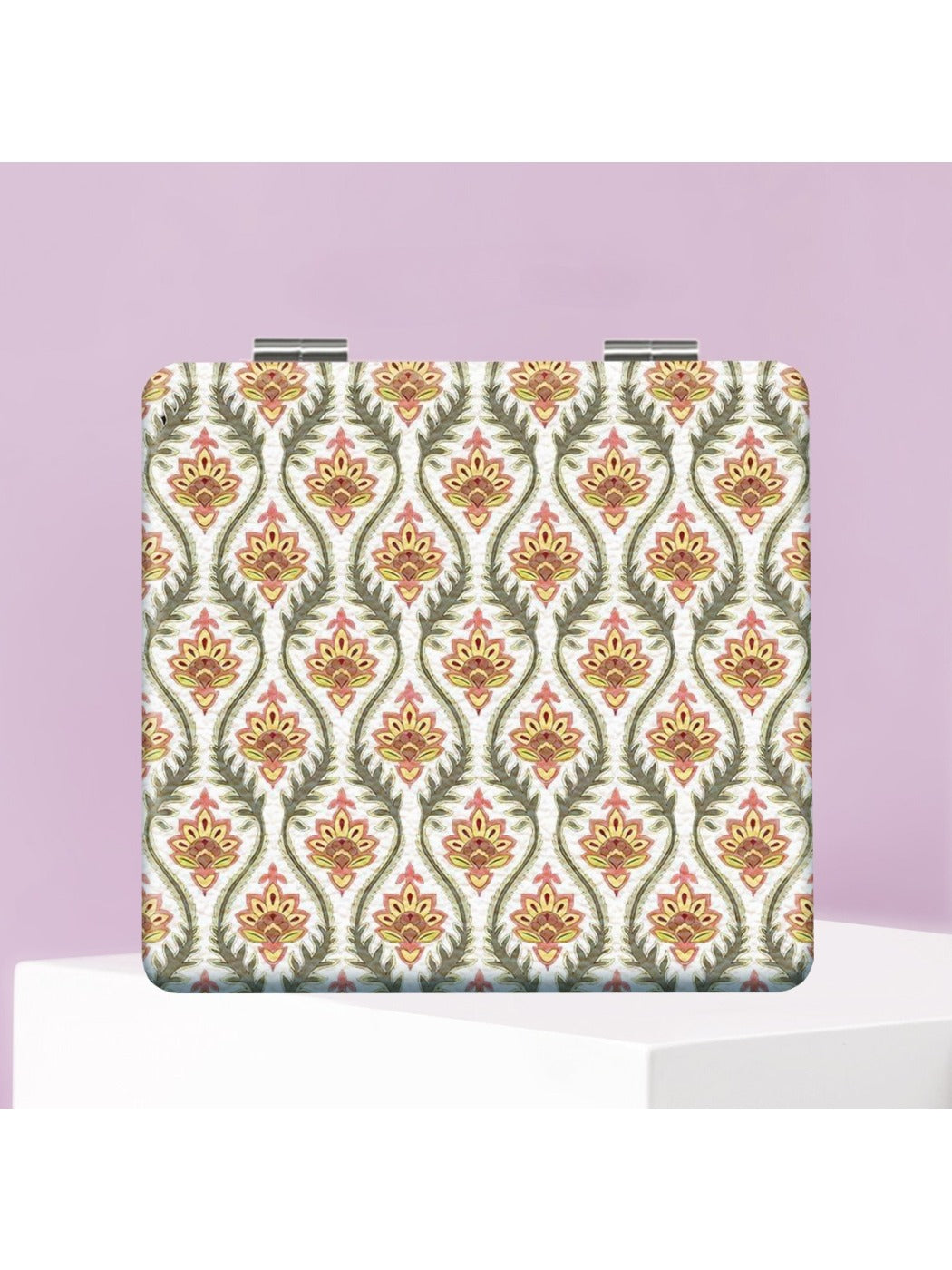 Mirroray - Vintage Plaid Square Compact Mirror