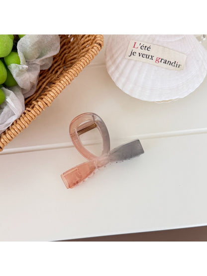 Beau - Sweet Bow Design Gradient Claw Clip