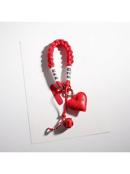 Keypus - Red Heart-Shaped Keyring