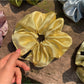 Gifty - Elegant Solid Smocked Scrunchie