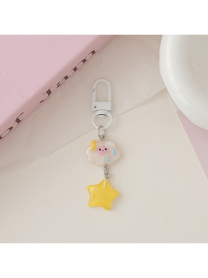 Keypus - Adorable Cloud Shaped Star Keychain