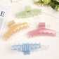 Beau - Jelly Finish Wide Shape Women's Claw Hair Clip