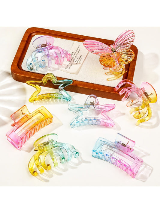 Beau - Gradient Transparent Hair Clips