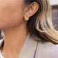 Earedge - Chic Twisted C-Hoop Earrings