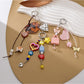 Keypus - Decorative Motif Beaded Handbag Accent Keychain