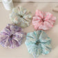 Gifty - Watercolor Mesh High Elastic Round Scrunchie