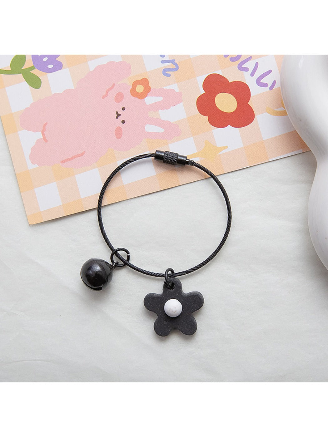Keypus - Candy-Colored Flower Bell Keychain