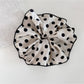 Gifty - Solid Polka Dot Ruffle Scrunchie