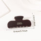 Beau - Minimalist Textured Half Round Claw Clip