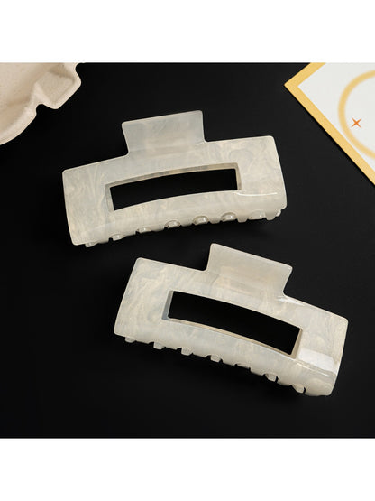 Beau - Solid Gloss Openwork Hair Claw Clip